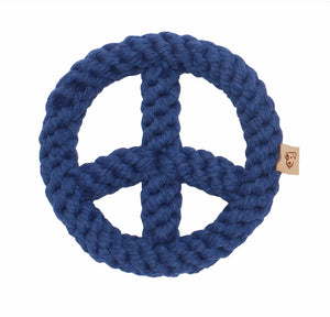 Peace Sign Dog Toy