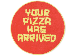 Your Pizza Has Arrived Floor Rug X David Shrigley
