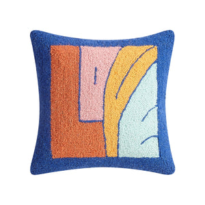 Square Wool Hook Pillows 16x16”