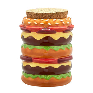 Cheeseburger Stash Jar
