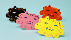 Fat Cat Coasters- Set of 4