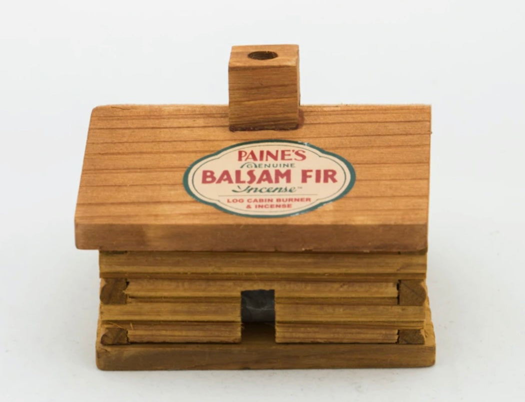 Paine’s Balsam Fir Log Cabin Burner